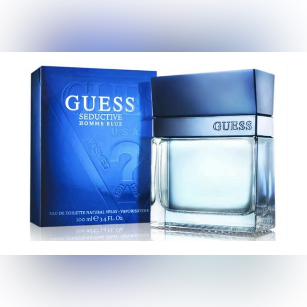 New Guess Seductive Homme Blue Men After Shave 3.4fl.oz new sealed in box
